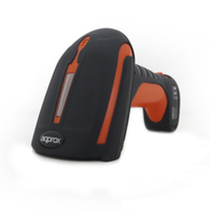 Approx appLS18I Lector de Código de Barras 1D Bluetooth/USB/RF Gris y naranja