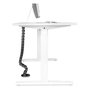 Digitus Guía pasacables flexible curva Negro