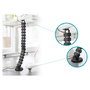 Digitus Guía pasacables flexible curva Negro