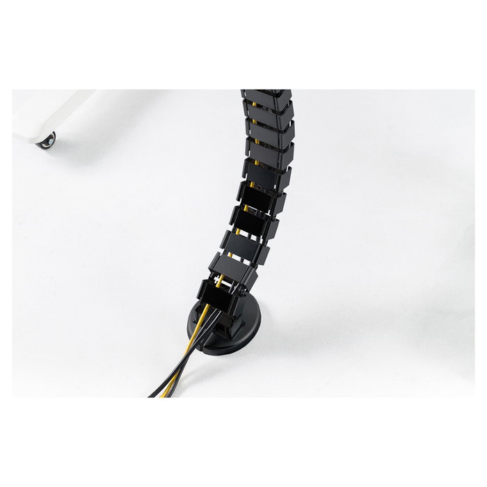 Digitus Guía pasacables flexible curva Negro