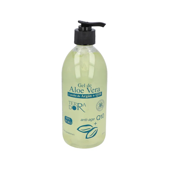 DERBOS Gel Aloe Vera con Argán y Coenzima Q10 500ml DERBOS Gel Aloe Vera con Argán y Coenzima Q10 500ml