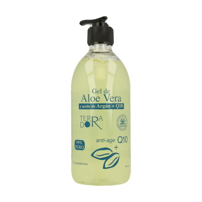 DERBOS Gel de Aloe Vera con Argán y Coenzima Q10 500 ml