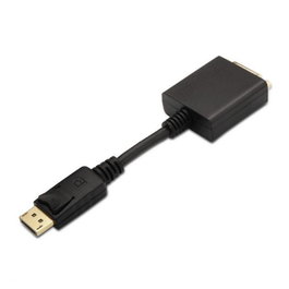 Aisens Conversor Displayport a DVI Single Link, DP-M - DVI A-H Negro 15 cm