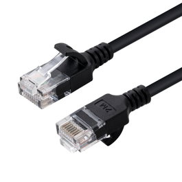 MicroConnect Cable de Red CAT6a U/UTP Slim 0,15m Negro