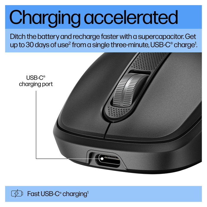 HP Ratón Inalámbrico Recargable 510 Negro HP Ratón Inalámbrico Recargable 510 Negro