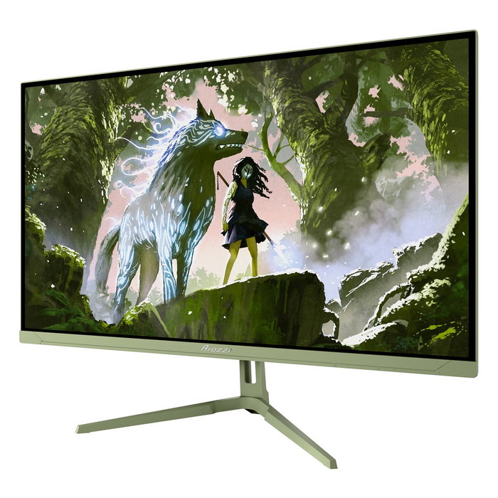 AROZZI TFT Nova Monitor Gaming 27" IPS 180Hz QHD 2560 x 1440 1ms HDR 100% sRGB, Verde Waldgrün