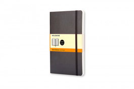Cuaderno Moleskine Clasico Tapa Blanda 13X21 192H 70Gr. Horizontal Con Goma Negra