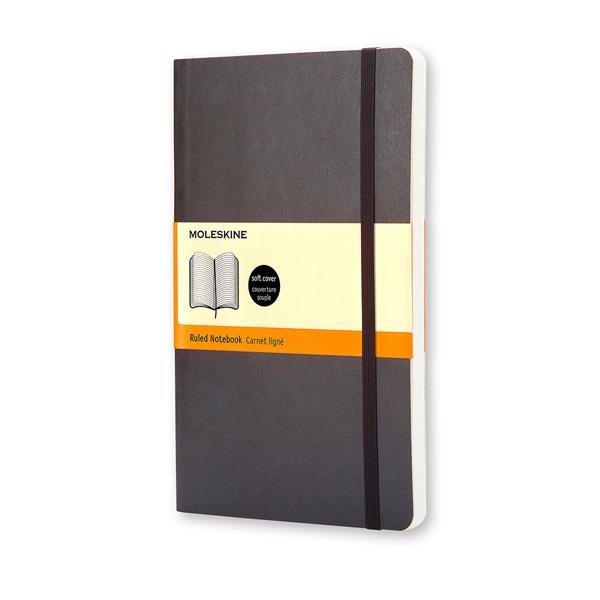 Moleskine Cuaderno Clásico Tapa Blanda Negro Rayado 13x21cm Moleskine Cuaderno Clásico Tapa Blanda Negro Rayado 13x21cm