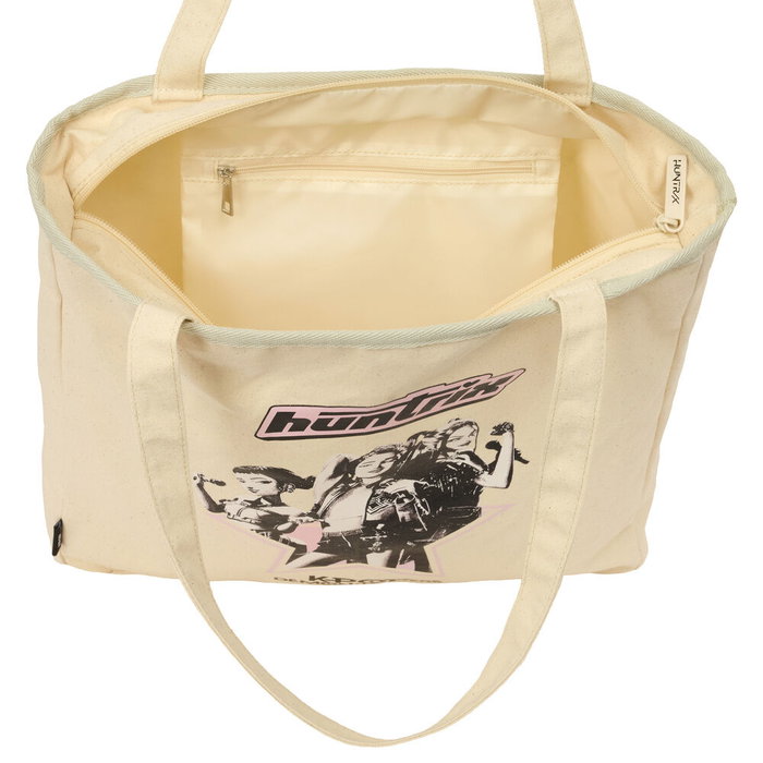 Safta Tote Bag K-Pop Demon Hunters con Cremallera - Beige