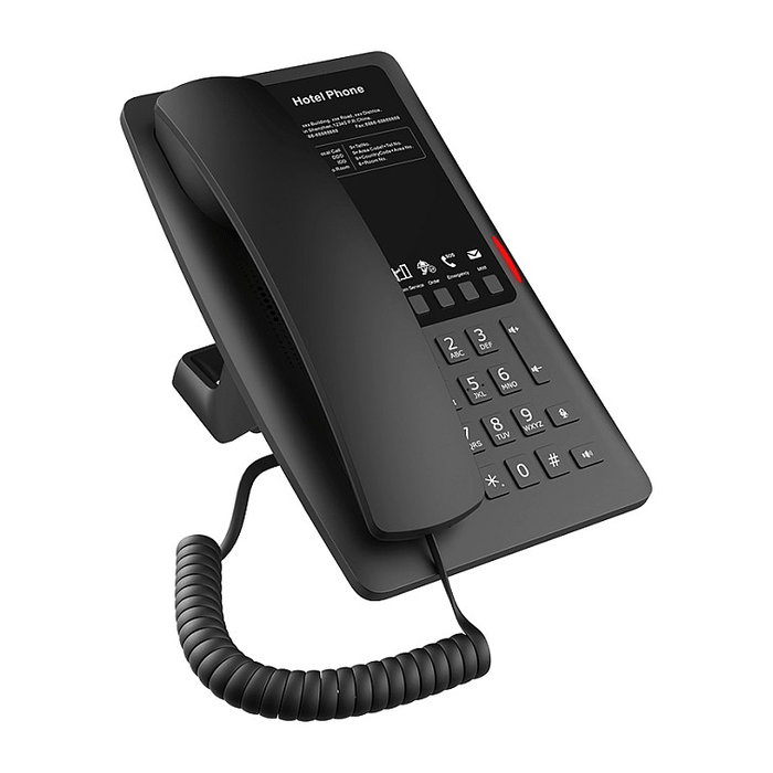 Fanvil H4 Teléfono IP de 2 líneas, Negro