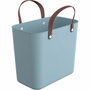 Rotho Mypet Bolso Tote ALBULA 25L para Excursiones y Transporte - Plástico Reciclado, Azul Claro, Ligero, 40 kg Carga, 40x23.5x34 cm