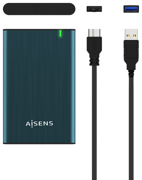 Aisens Caja Externa 2.5 ASE-2525PB Azul Pacífico