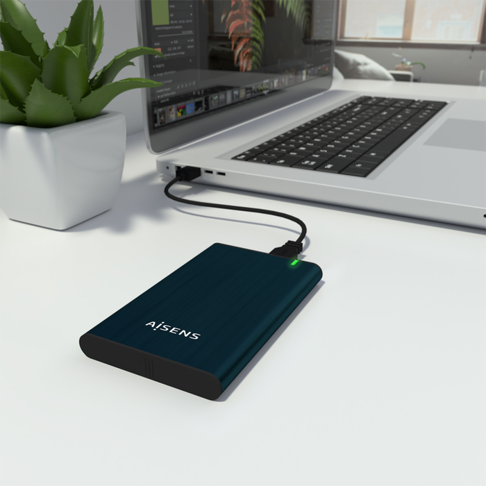 Aisens Caja Externa 2.5 ASE-2525PB Azul Pacífico