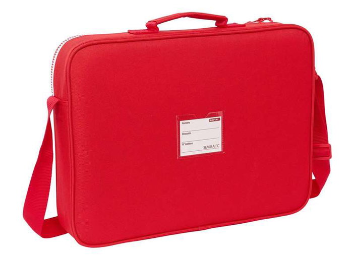 Cartera Escolar Sevilla Fútbol Club Rojo 38 x 28 x 6 cm