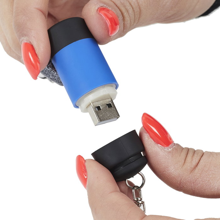 Je cherche une Idee Llavero Linterna USB Acero Inoxidable