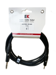 Cable Ek Audio Jack Estéreo - Mini Jack Estéreo 3M