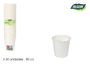 Algon Set 30 Vasos de Cartón Blancos 80cc (24 Unidades)