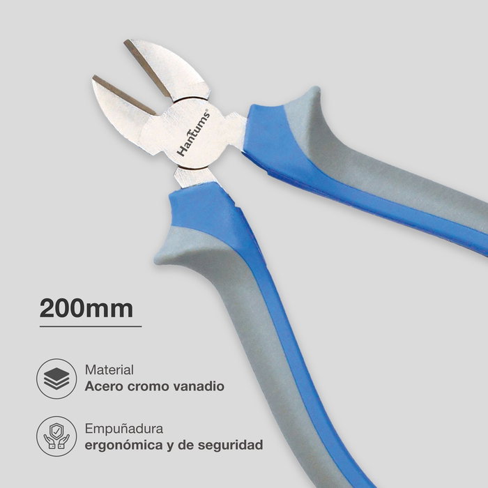 Hantums Alicate de corte diagonal 200mm