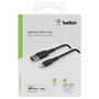 Belkin Cable Lightning a USB-A de 1 m, Negro