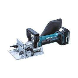 Makita DPJ180RTJ Fresadora de Batería Akku-Nutfräse, 6500 RPM, Azul, Profundidad Corte 2 cm, 3 kg