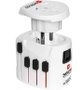 Skross Set 2 Multi Adaptadores de Viaje 1103180 Blanco