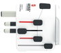 Skross Set 2 Multi Adaptadores de Viaje 1103180 Blanco