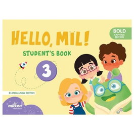 MILTON, Hello Mil 3 Bold English 3 Infantil Student's Book - MILTON
