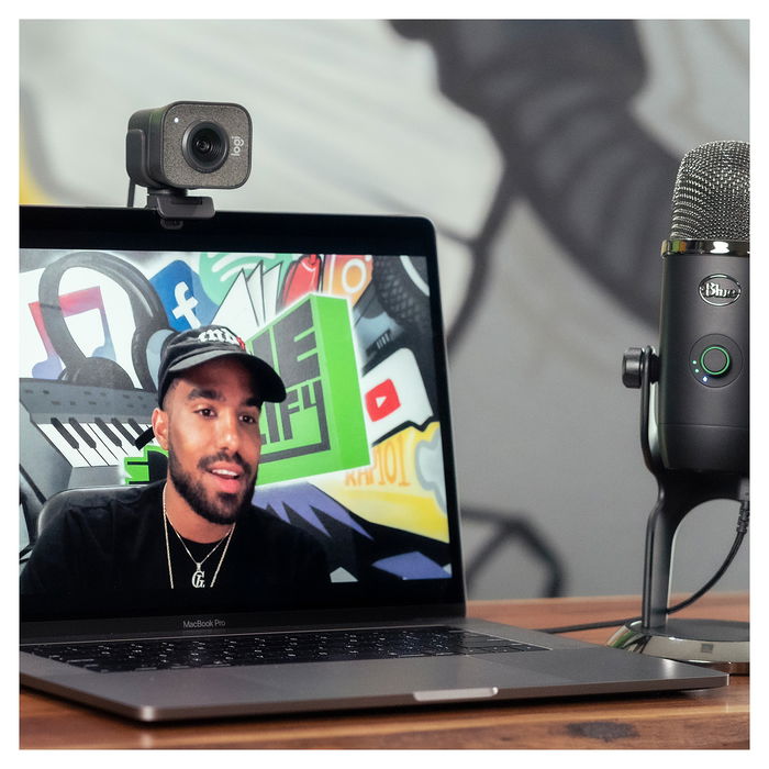 Logitech StreamCam Cámara Web Negra, Full HD 1080p, 60 fps, Micrófono Integrado, Autoenfoque, USB Logitech StreamCam Cámara Web Negra, Full HD 1080p, 60 fps, Micrófono Integrado, Autoenfoque, USB