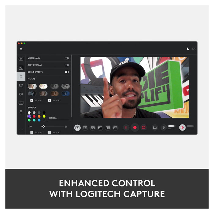 Logitech StreamCam Cámara Web Negra, Full HD 1080p, 60 fps, Micrófono Integrado, Autoenfoque, USB Logitech StreamCam Cámara Web Negra, Full HD 1080p, 60 fps, Micrófono Integrado, Autoenfoque, USB
