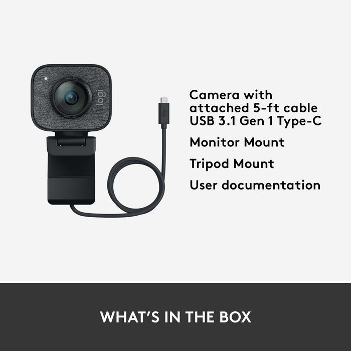 Logitech StreamCam Full HD 1080p 60fps USB-C