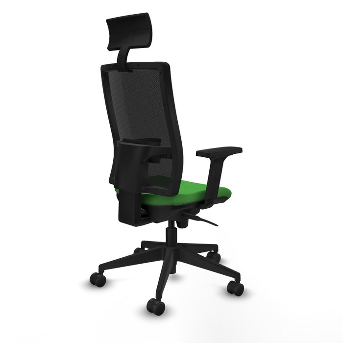PIQUERAS Y CRESPO Silla de oficina Horna con Mecanismo Sincro, Verde y Negro PIQUERAS Y CRESPO Silla de oficina Horna con Mecanismo Sincro, Verde y Negro