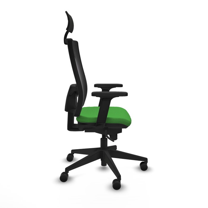 PIQUERAS Y CRESPO Silla de oficina Horna con Mecanismo Sincro, Verde y Negro PIQUERAS Y CRESPO Silla de oficina Horna con Mecanismo Sincro, Verde y Negro