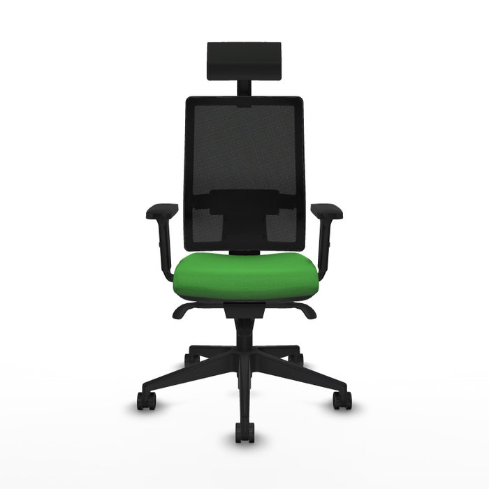 PIQUERAS Y CRESPO Silla de oficina Horna con Mecanismo Sincro, Verde y Negro PIQUERAS Y CRESPO Silla de oficina Horna con Mecanismo Sincro, Verde y Negro