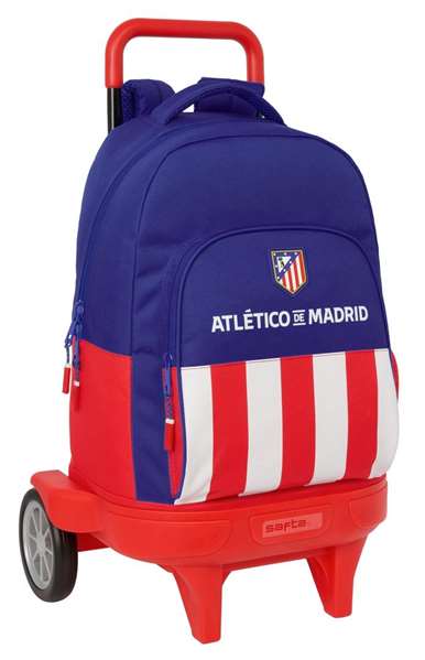 Safta Mochila Grande con Ruedas Compacta Extensible Atlético de Madrid 33x45x22 cm Safta Mochila Grande con Ruedas Compacta Extensible Atlético de Madrid 33x45x22 cm