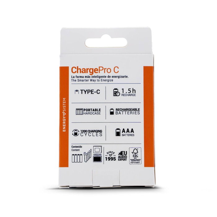 Pilas Recargables Energy Sistem 500215 Pilas Recargables Energy Sistem 500215