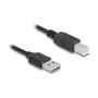 DeLOCK EASY-USB 90130 Cable USB 2.0 Tipo A a Tipo B Macho a Macho, 0.8 m / 80 cm, Negro