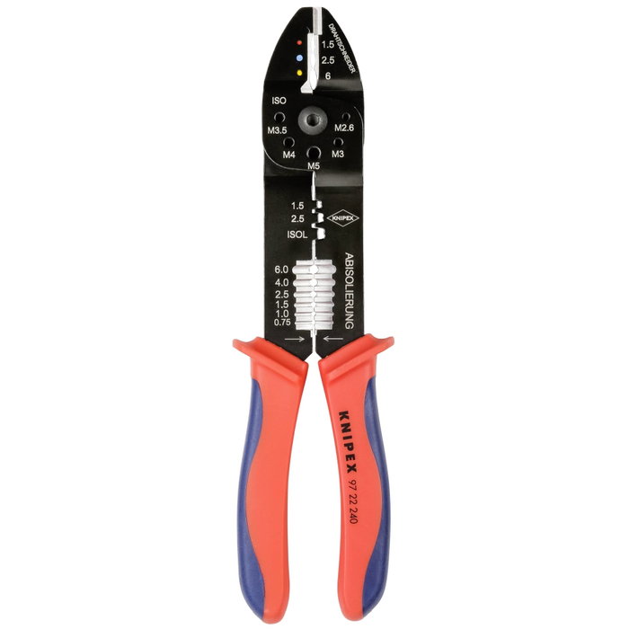Knipex Alicate para entallar terminales lacado 240 mm