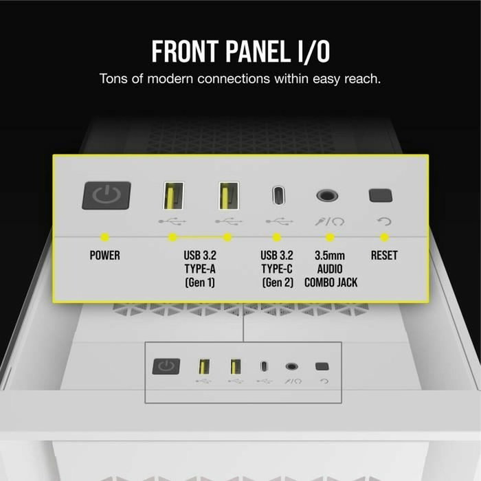 Corsair Frame 5000D RS ARGB Blanco Corsair Frame 5000D RS ARGB Blanco