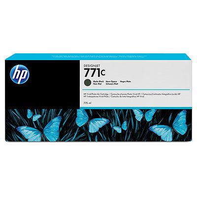 HP Cartucho GF para Z6200 MBK 771C 775ml Negro Mate HP Cartucho GF para Z6200 MBK 771C 775ml Negro Mate