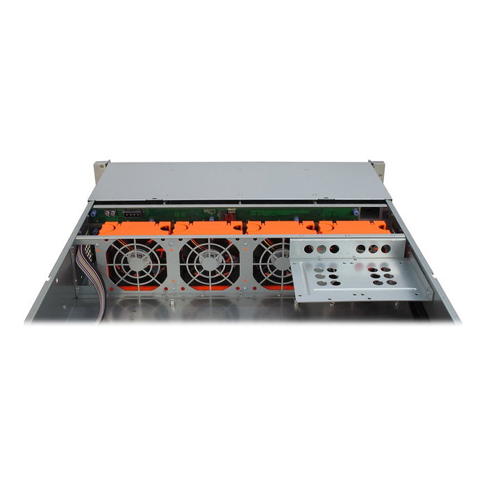 Inter-Tech IPC 2U-2412 Caja para Servidor 2U Negro, Plata