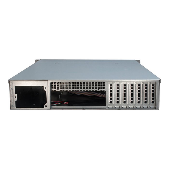 Inter-Tech IPC 2U-2412 Caja para Servidor 2U Negro, Plata
