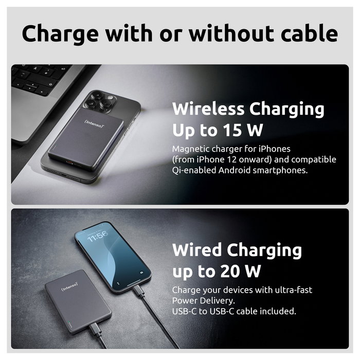 Intenso MW5000 MagSafe Powerbank 5000 mAh Gris