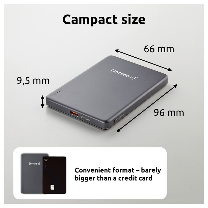 Intenso MW5000 MagSafe Powerbank 5000 mAh Gris