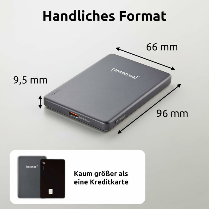 Intenso MW5000 MagSafe Powerbank 5000 mAh Gris