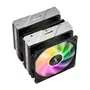 FSP MP7 ARGB Refrigerador de aire Negro para Intel LGA 1851/1700/1200 y AMD AM4/AM5