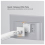 Equip Soporte de pared articulado 17-49 pulgadas 360° blanco