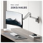 Equip Soporte de pared articulado 17-49 pulgadas 360° blanco
