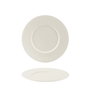 Summa Valet Gourmet Plato Llano de Vitro Porcelana, 16 cm, Color Marfil (Set de 6)