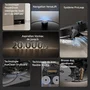 Dreame X50 Master Robot aspirador con base compacta y sistema de cruce en color negro