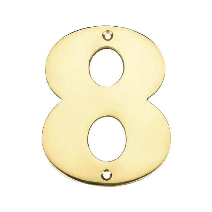 GSC Evolution Número puerta 8 acero inoxidable titanio dorado GSC Evolution Número puerta 8 acero inoxidable titanio dorado
